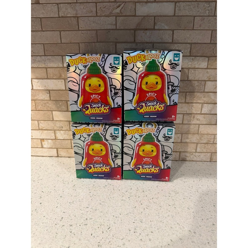 Happy Haul Duckalooz Snack Quack Plush Duck Clip-On Blind Box 5"‎ bundle